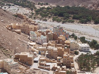 Image showing Mulit-colored hotel