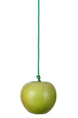 Image showing Apple on a String