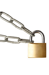 Image showing Padlock and Chain