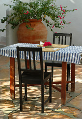 Image showing Breakfast Table