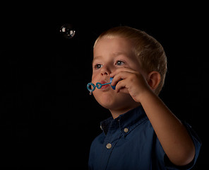 Image showing Soap bubble fun