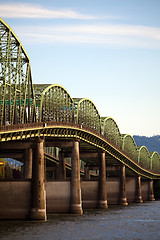 Image showing Old interstate bridge in Oregon