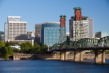 Image showing Portland Oregon Skyline