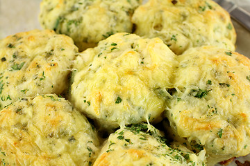 Image showing Cheese And Spinach Scones