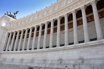 Image showing details of large column, Vittorio Emanuele, Rome, Italy