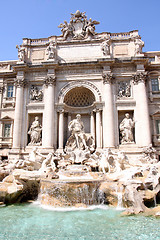 Image showing The Trevi Fountain in Rome, Italy