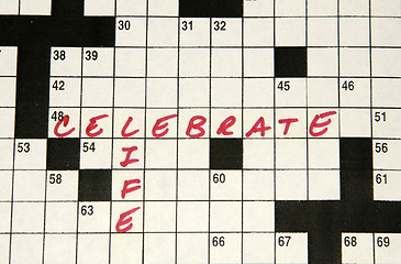 Image showing Celebrate life