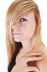 Image showing Face shoot of girl.