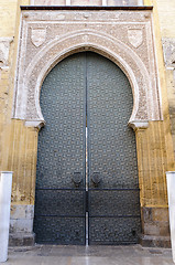 Image showing Entrance of the Mezquita in Cordoba, Spain