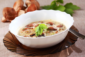 Image showing Mushroom soup