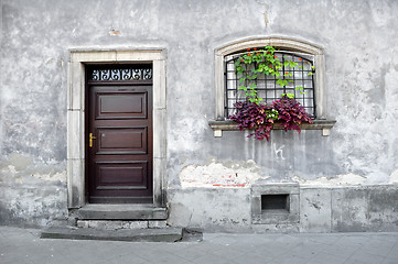 Image showing Simple old house facade.