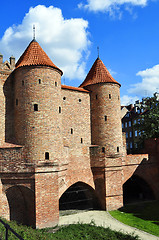 Image showing The Barbican, Warsaw, Poland.