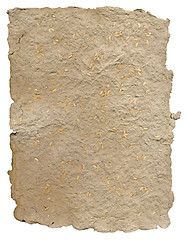 Image showing Hand made paper