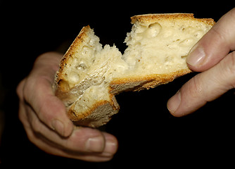 Image showing Breaking Bread