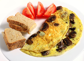 Image showing Breakfast omelet