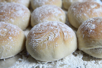 Image showing Fresh baked bread rolls