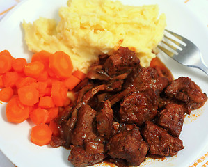 Image showing boeuf bourguignonne