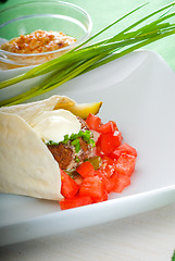 Image showing falafel wrap
