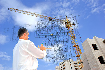 Image showing engineer-designing