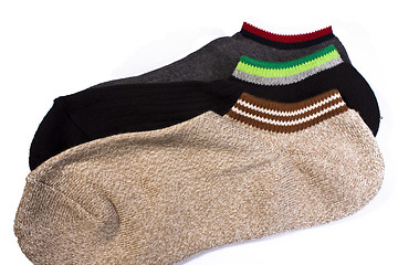 Image showing socks on white background 