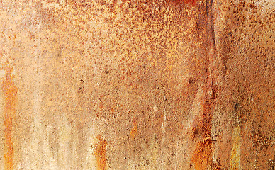 Image showing rusty wall