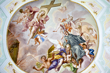 Image showing fresco ochsenhausen