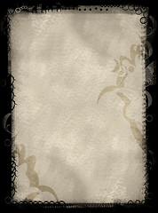 Image showing Grunge border and background