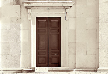 Image showing Church doors