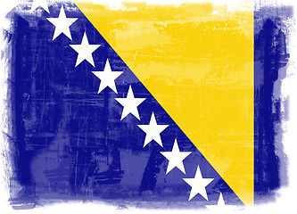 Image showing Flag of Bosnia and Herzegovina