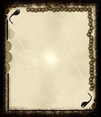 Image showing Grunge border and background