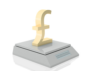 Image showing pound's weigh