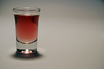 Image showing red alcohol