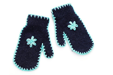 Image showing blue gloves