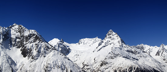 Image showing Panorama Caucasus Mountains