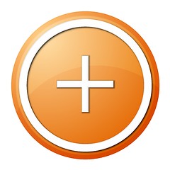 Image showing orange plus button