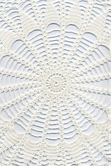 Image showing Hand made crocheted doily