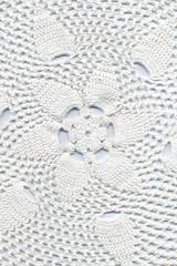 Image showing Hand made crocheted doily