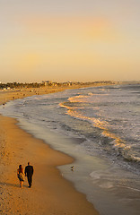 Image showing Couple On Beach