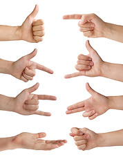 Image showing Isolated hands