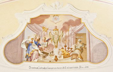 Image showing fresco ochsenhausen