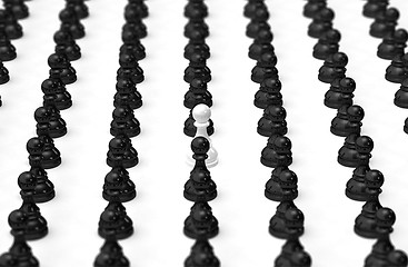 Image showing One different pawn