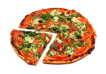 Image showing piece of pizza