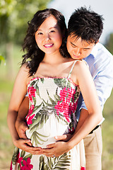 Image showing Pregnant couple