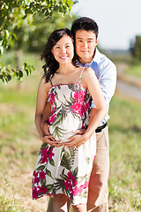 Image showing Pregnant couple