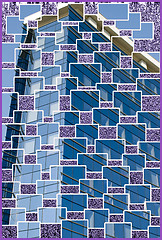 Image showing collaging architecture