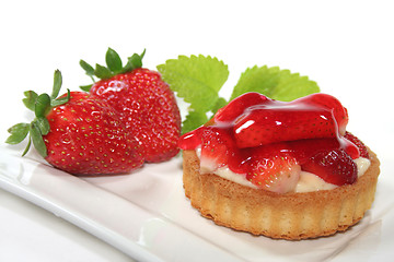 Image showing Strawberry pie