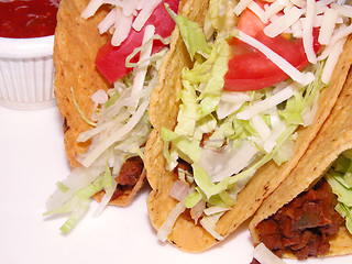 Image showing Tacos Mexican sandwich