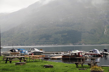 Image showing View from Lofthus hardanger Norway