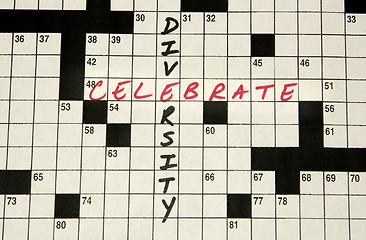 Image showing Celebrate Diversity