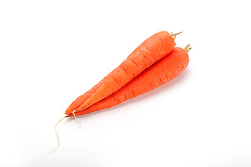 Image showing The red carrot